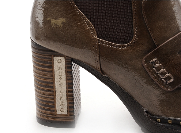 Mustang boots bottine talons femme 1336511 marron