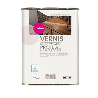Vernis brillant Incolore 1 L Colours