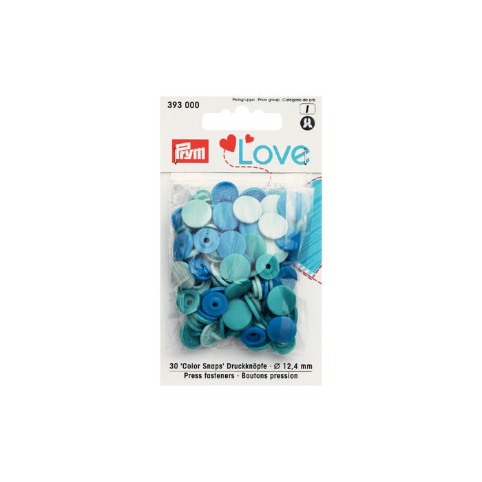Prym-30 color snaps mix 12,4 mm