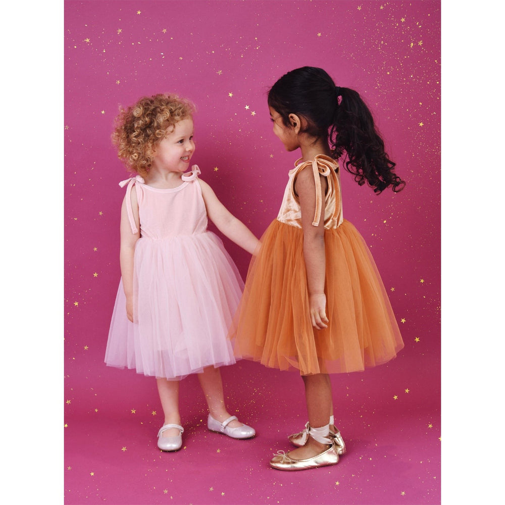 Køb Dolly by Le Petit Tom Pink Dolly Universe Velvet Cosmic Strings Tutu Kjole