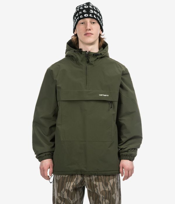 Carhartt WIP Windbreaker Pullover Supplex Jacke (office green white)