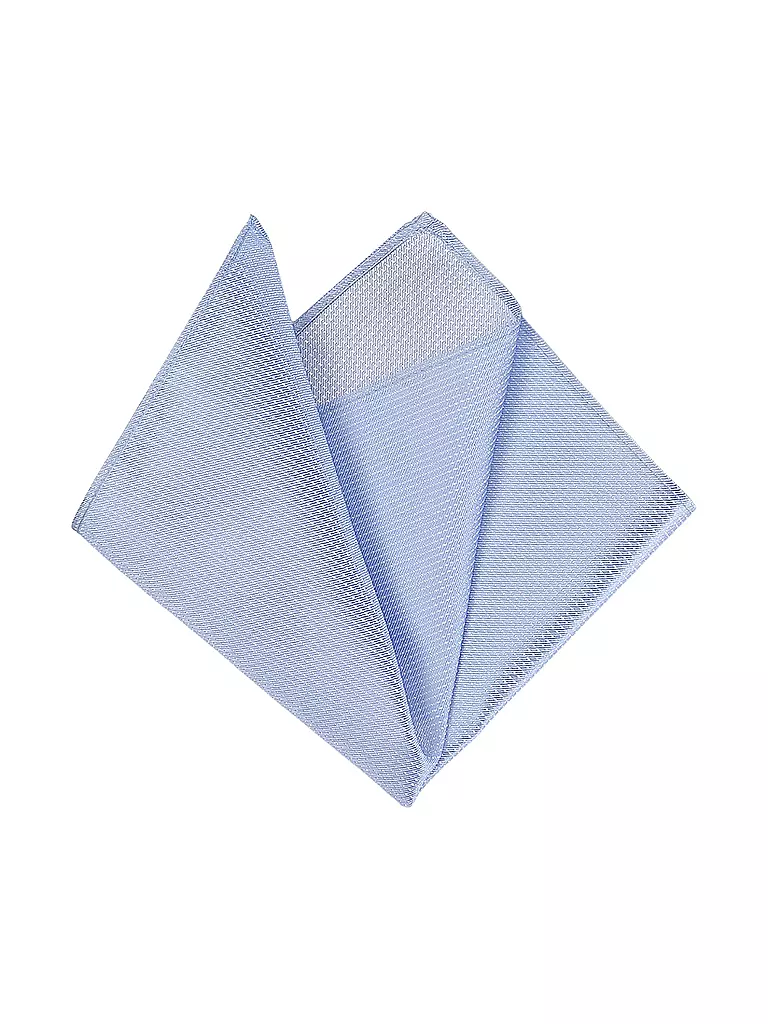 SEIDENFALTER Stecktuch hellblau