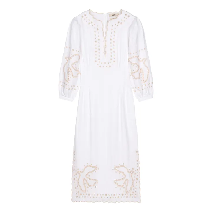 Tressé Robe Romy Lin | Blanc cassé