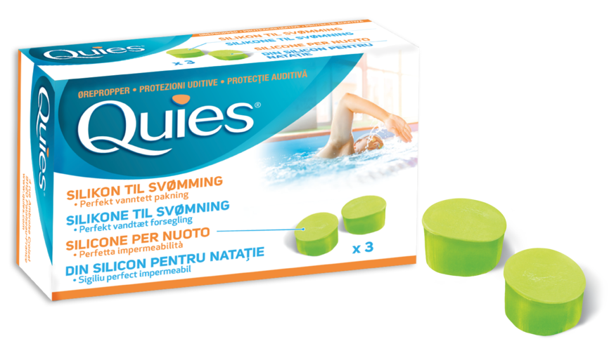 Quies ørepropper silikon 3 par