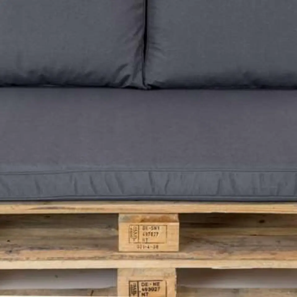 Madison Palletkussen Lounge Panama Grijs - 120 x 80cm