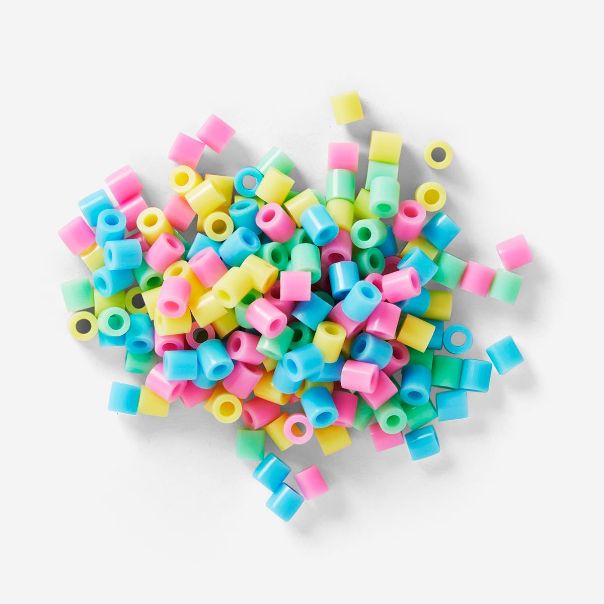 Pastelfarvede strygeperler - 2000 stk