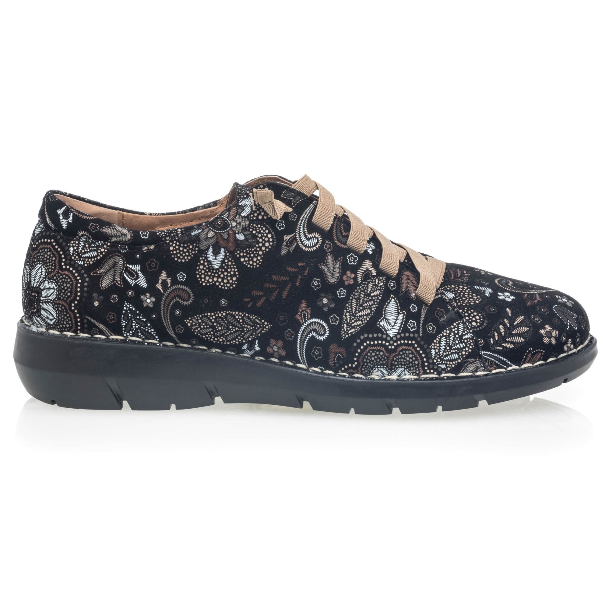 Derbies Femme en cuir multicolore