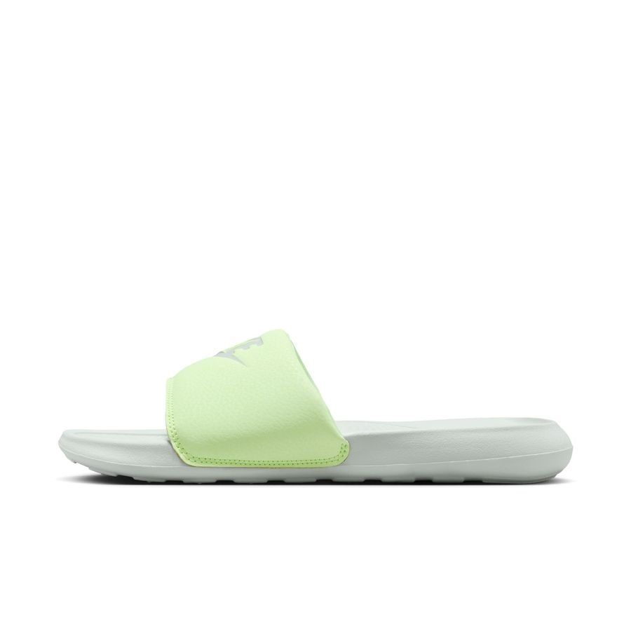 Nike Claquettes Victori One Shower - Argenté/Jaune Fluo Femme