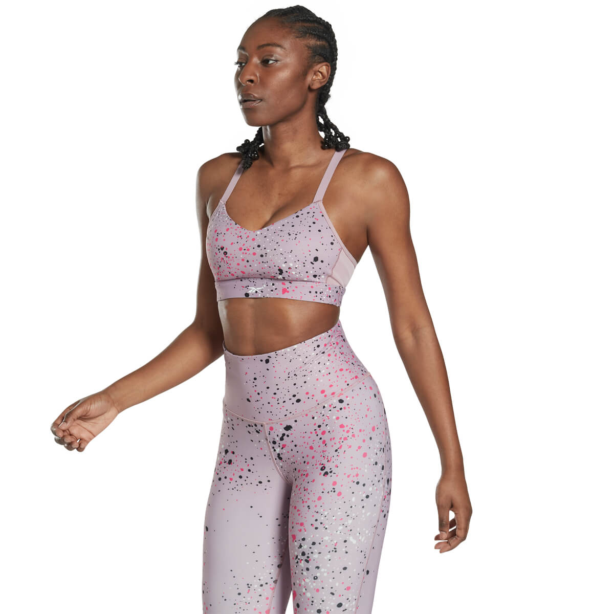Reebok Lux Strappy Yoga Medium Support Sports BH Dame