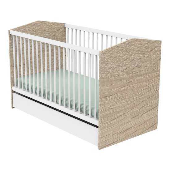 Cabanon Little Big Bed   Blanc        70 x 140 cm   de               Sauthon Baby's Sweet Home