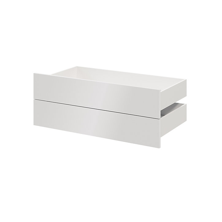 Lot de 2 tiroirs blancs GoodHome Atomia H. 18,5 x L. 99,7 x P. 50 cm