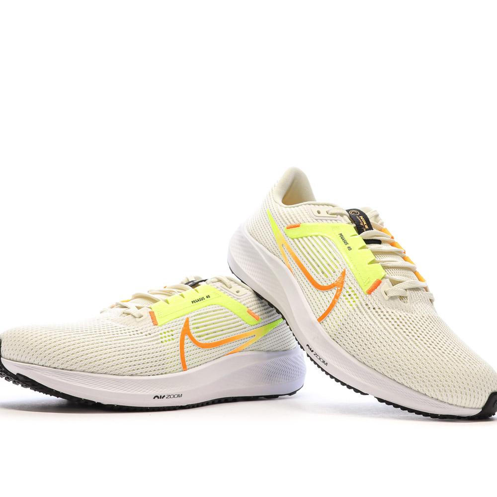Nike Chaussures de Running Blanc/Jaune Homme Nike Air Zoom Pegasus 40