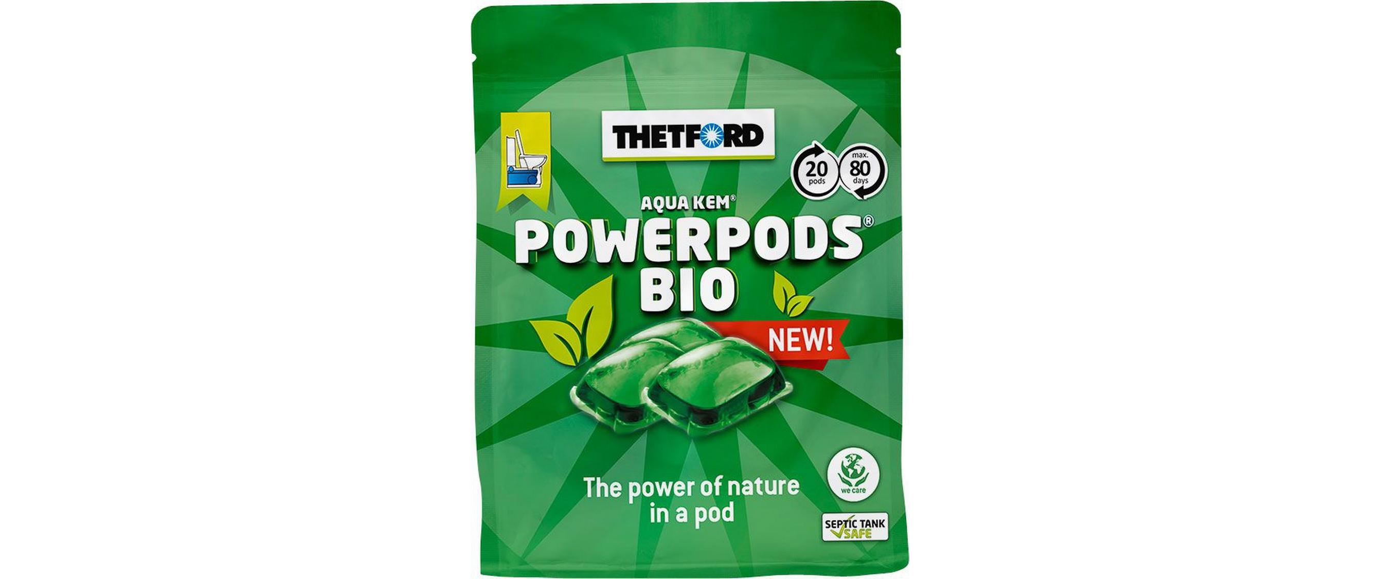PowerPods Bio, 20 Stk.Saubere und effiziente Reinigung der mobilen Toiletten