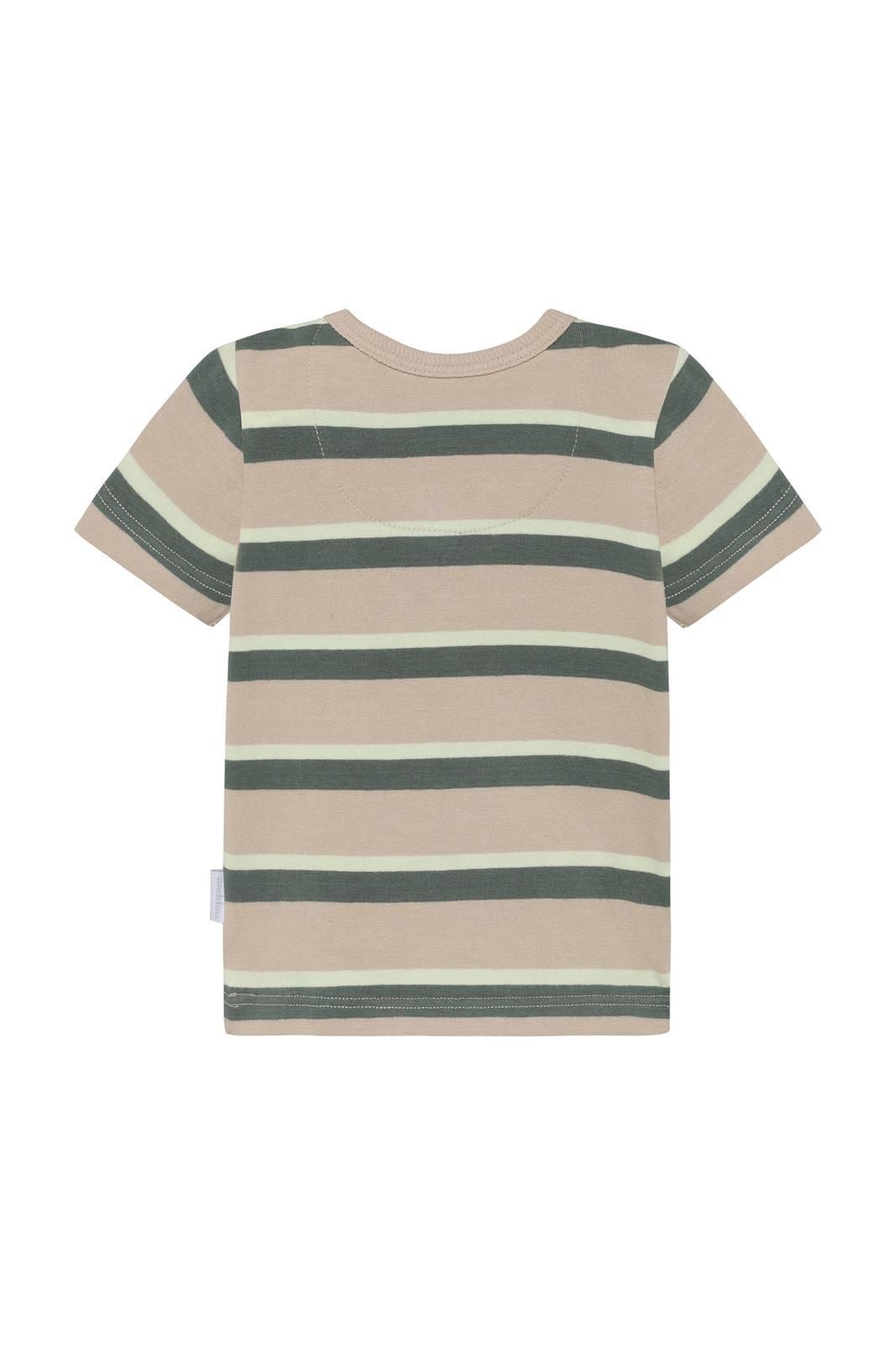 Noppies Baby T-shirt stripe - Irish Cream