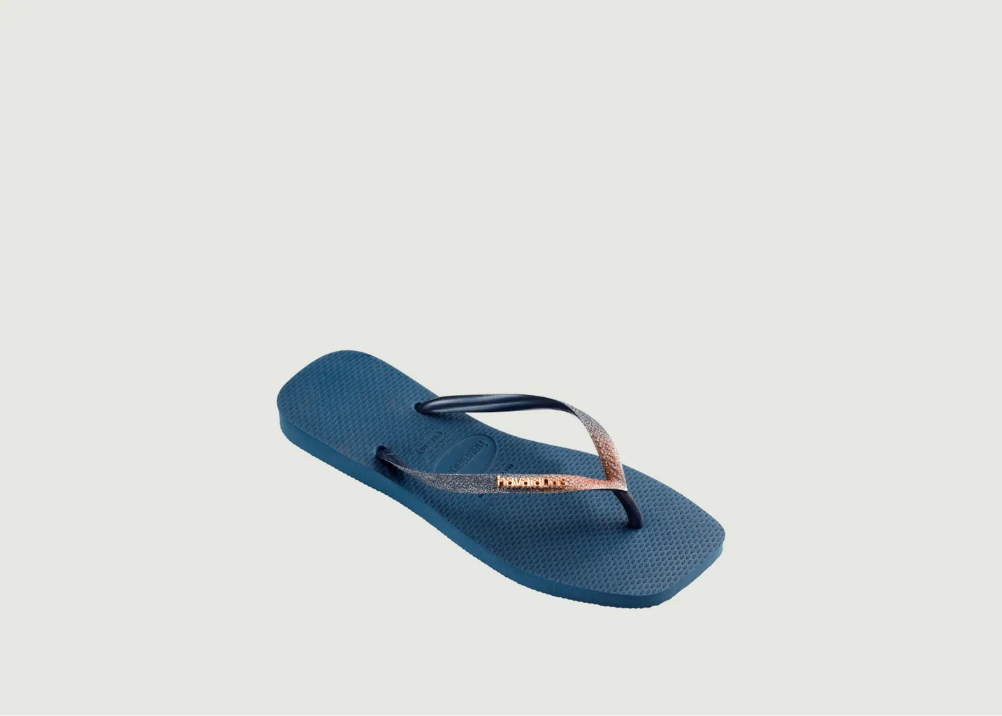 Tongs avec lanière pailletée Square Glitter havaianas