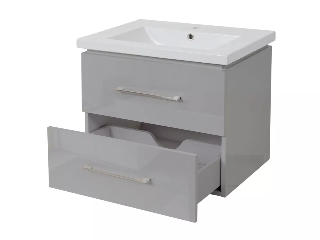 Premium Meuble sous-lavabo MCW-D16, gris