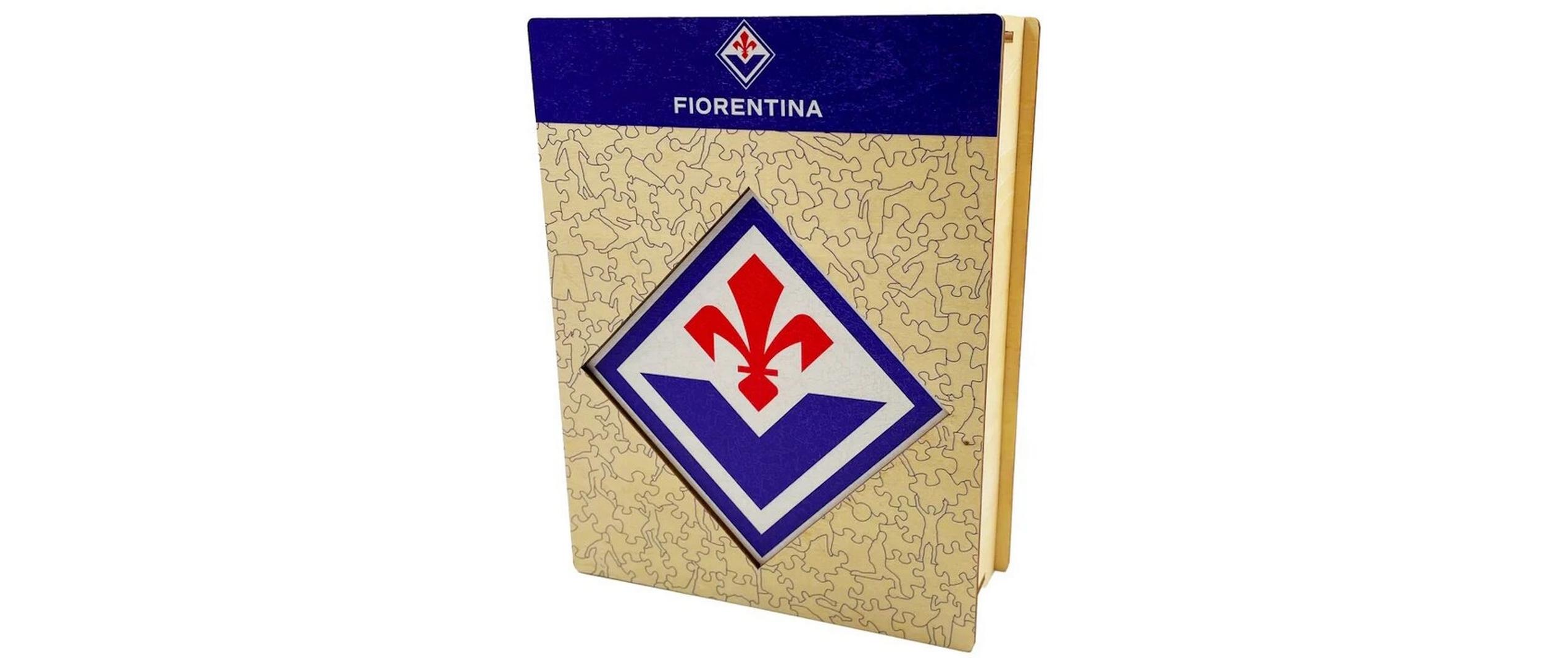ACF Fiorentina – LogoOffizielles Holzpuzzle, Grösse M