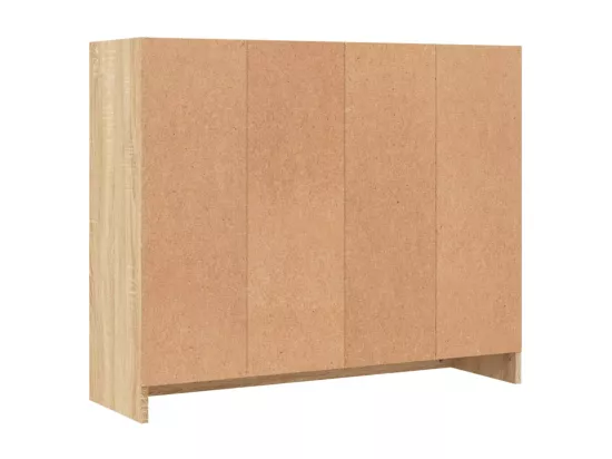 Buffet chêne sonoma 91x28x75 cm bois d'ingénierie