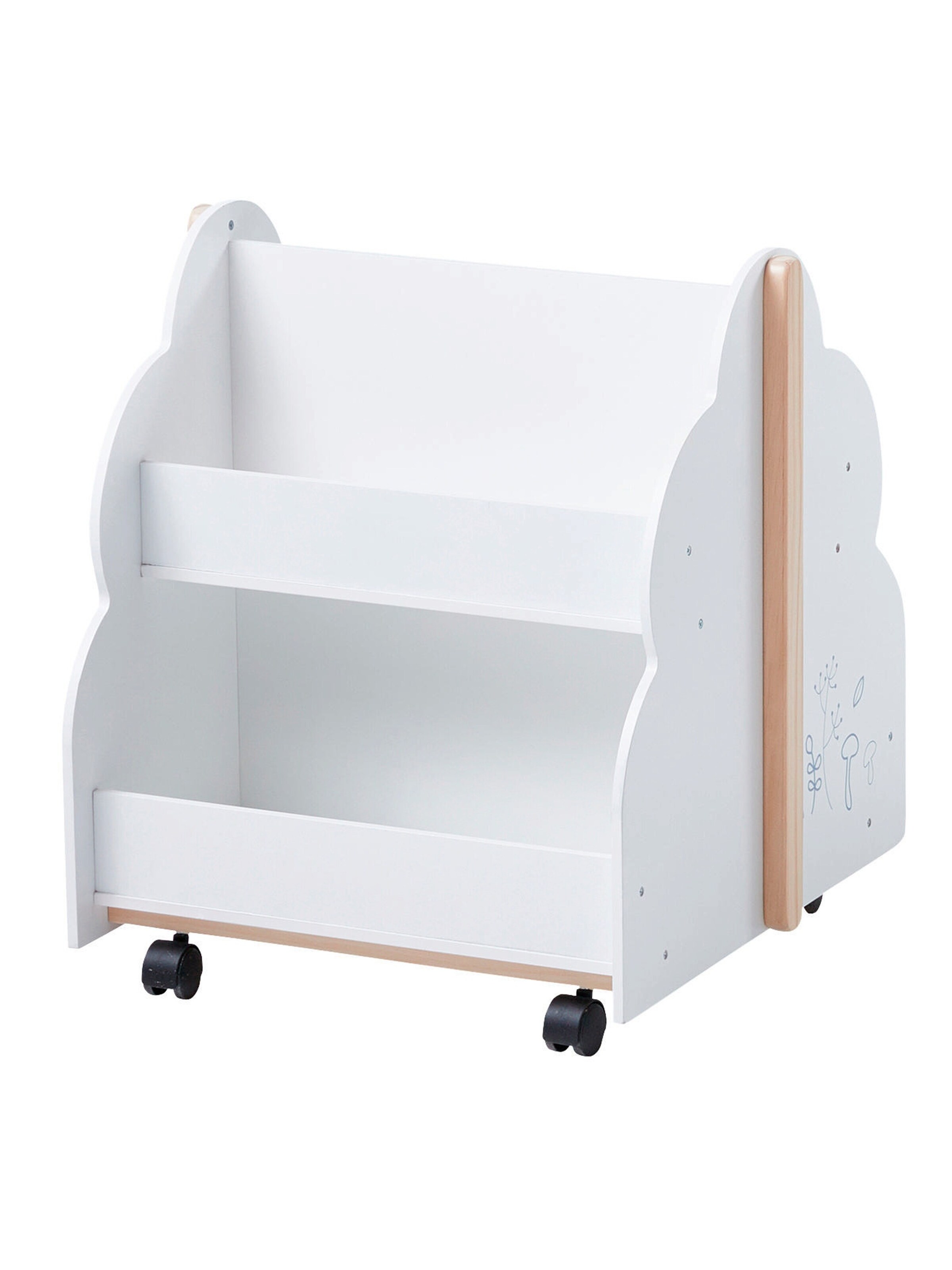 Vertbaudet Kinder Bücherregal WOLKE weiß
