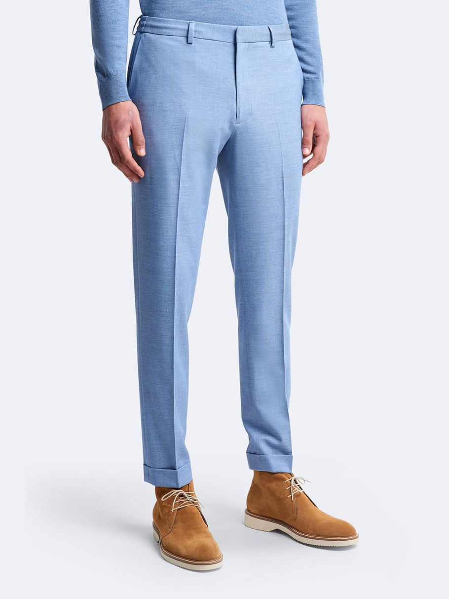 Pantalon coordonnable faux uni