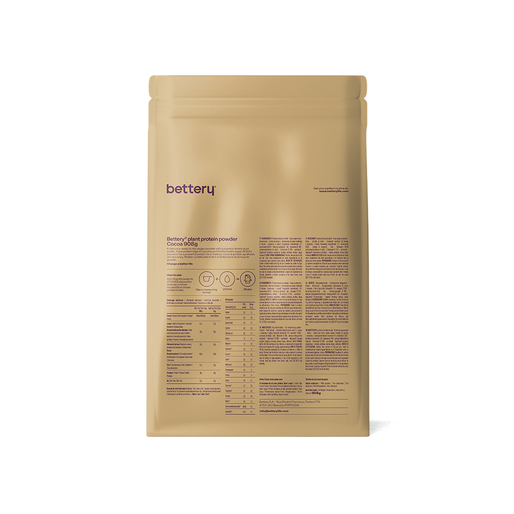 PROTEÍNA VEGETAL BETTERY 908 G CACAU