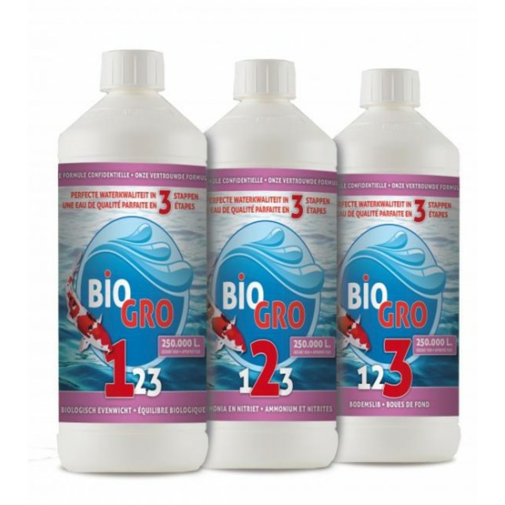 Biogro 123 - 3x1 litre (pour 250.000 l)
