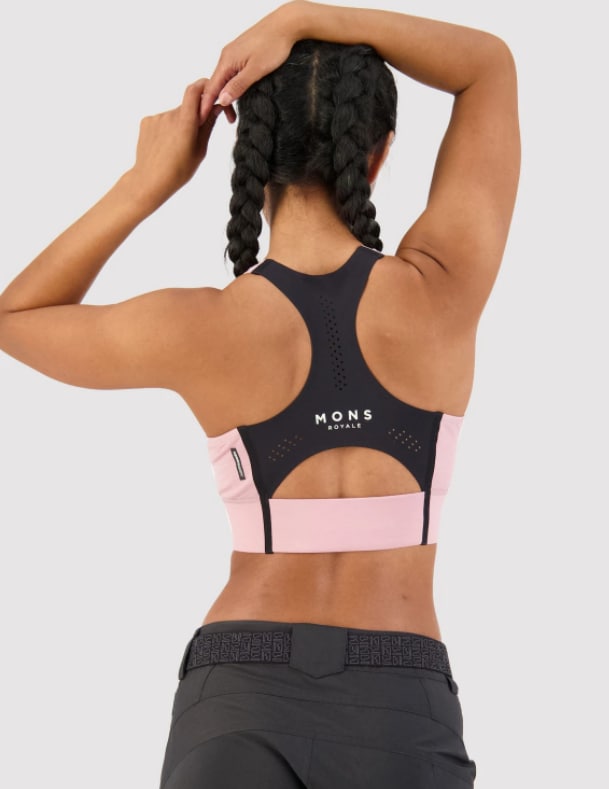 Mons Royale Stratos Merino Shift Sports Bra<br>Fantastisk god sport-bh med medium støtte!