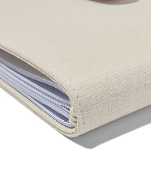 carnet rechargeable toile A5 rempli avec des lignes