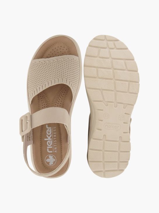 Rieker Sandale Creme