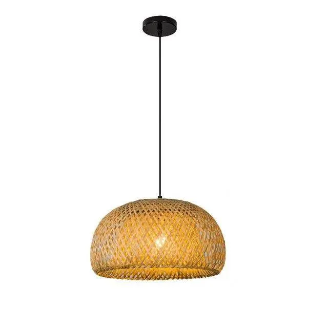 Bamboo Hanging Ceiling Lamp C | Handmade Wooden Ratten Lighting For Home Decoration
