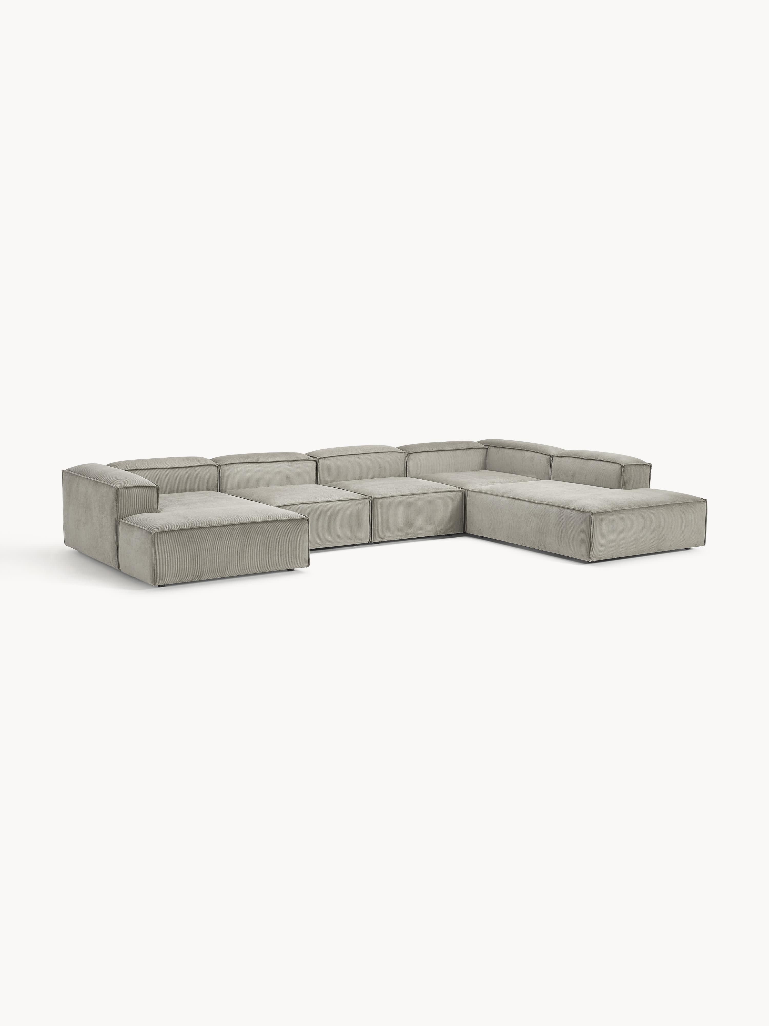 Modulaire U-bank Lennon van corduroy