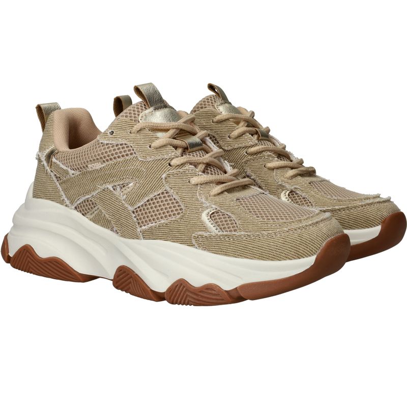 POSH by Poelman Sneakers Beige Dames