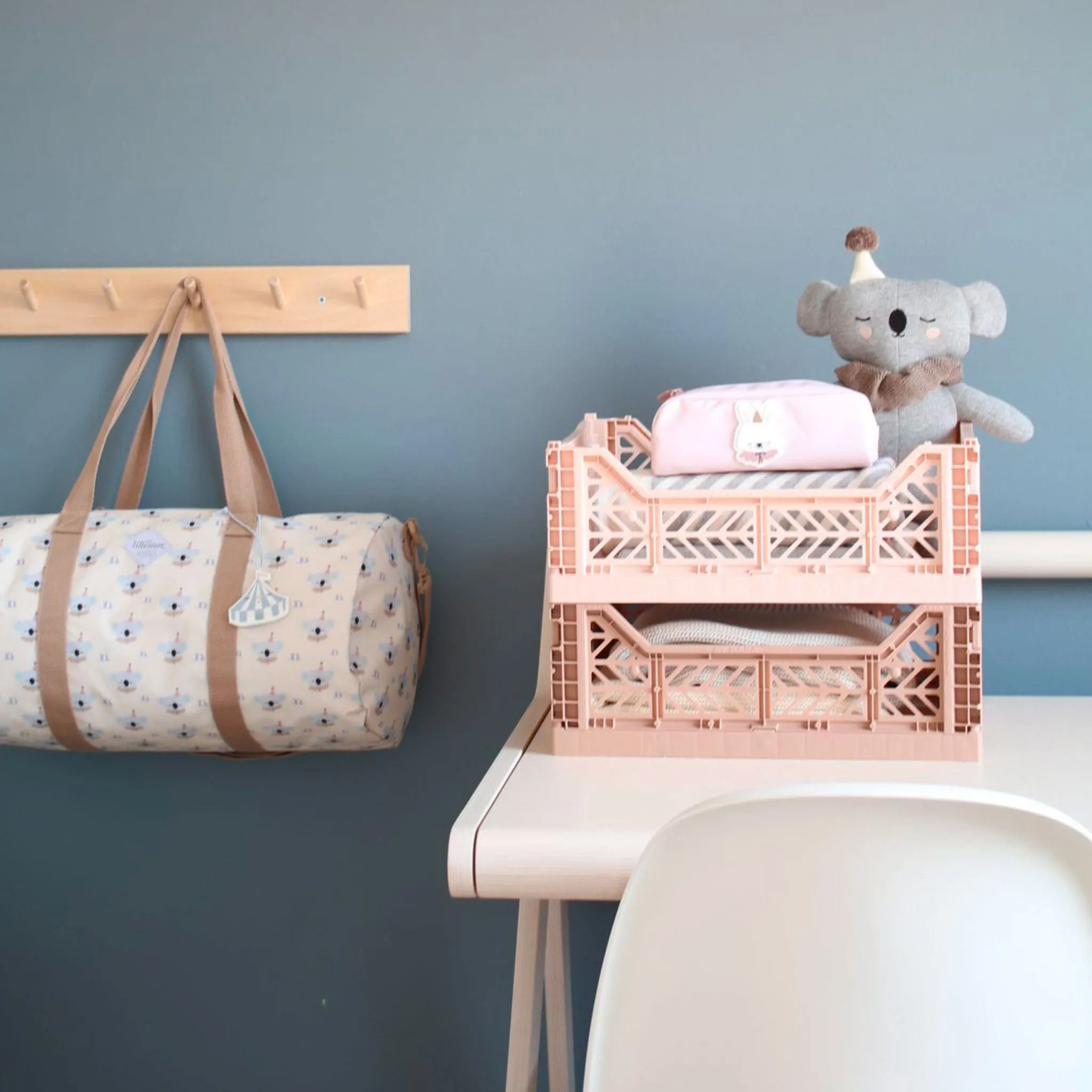 Aykasa Panier de Rangement Midi - Bleu Cobalt