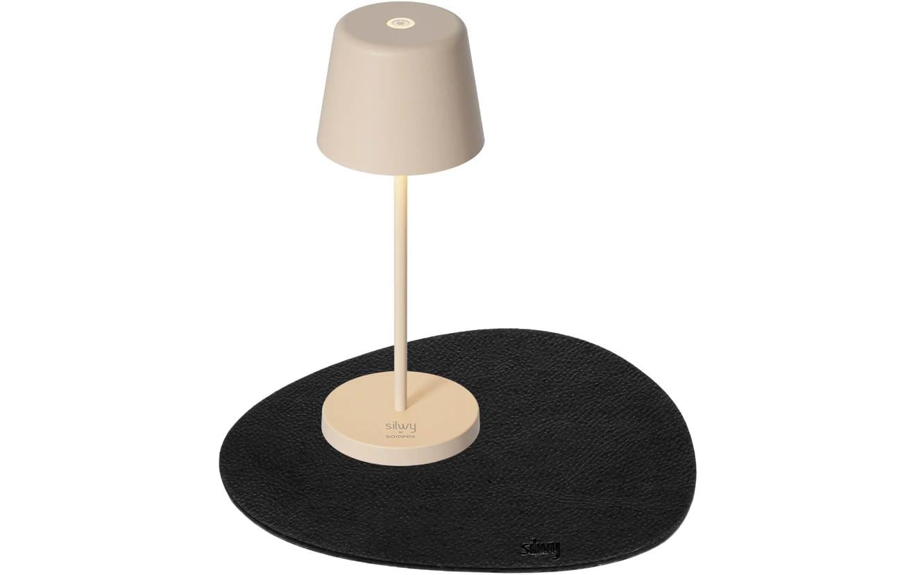 Tischleuchte Magnet-Leuchte Monaco Sand inkl. Platzset<br>Moderne Leuchte mit smarter, innovativer Magnetlösung
