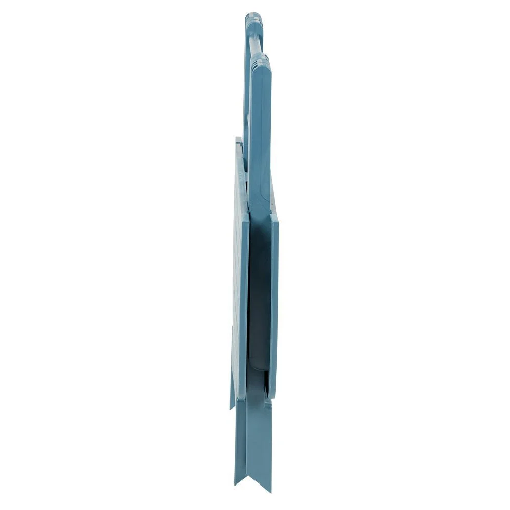 Table pliante Relax plastique bleu 72x70xH79cm