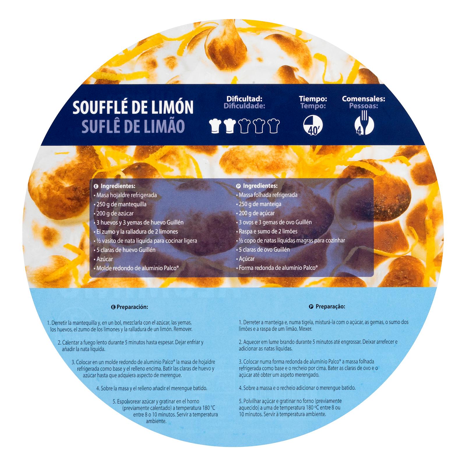 Moule rond en aluminium Alibérico 1L