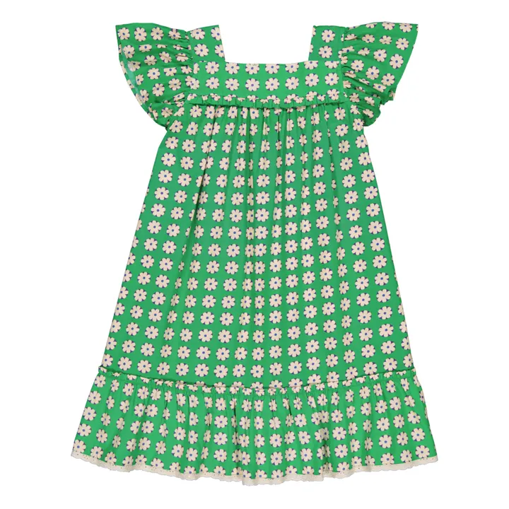 Hello Simone Robe Karinette Pomponette | Vert