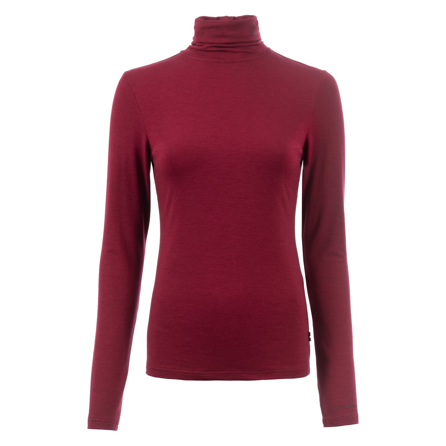 Cavallo Funktions-Rollkragenshirt CAVALGERJE - dark red