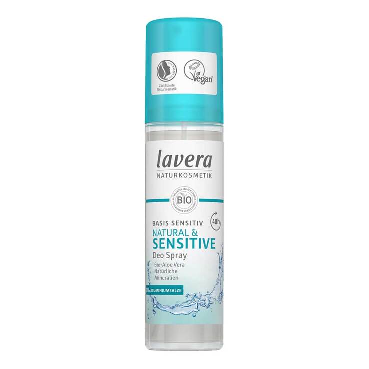 Lavera Deodorant Spray basis sens.natural & sens., 75 ml