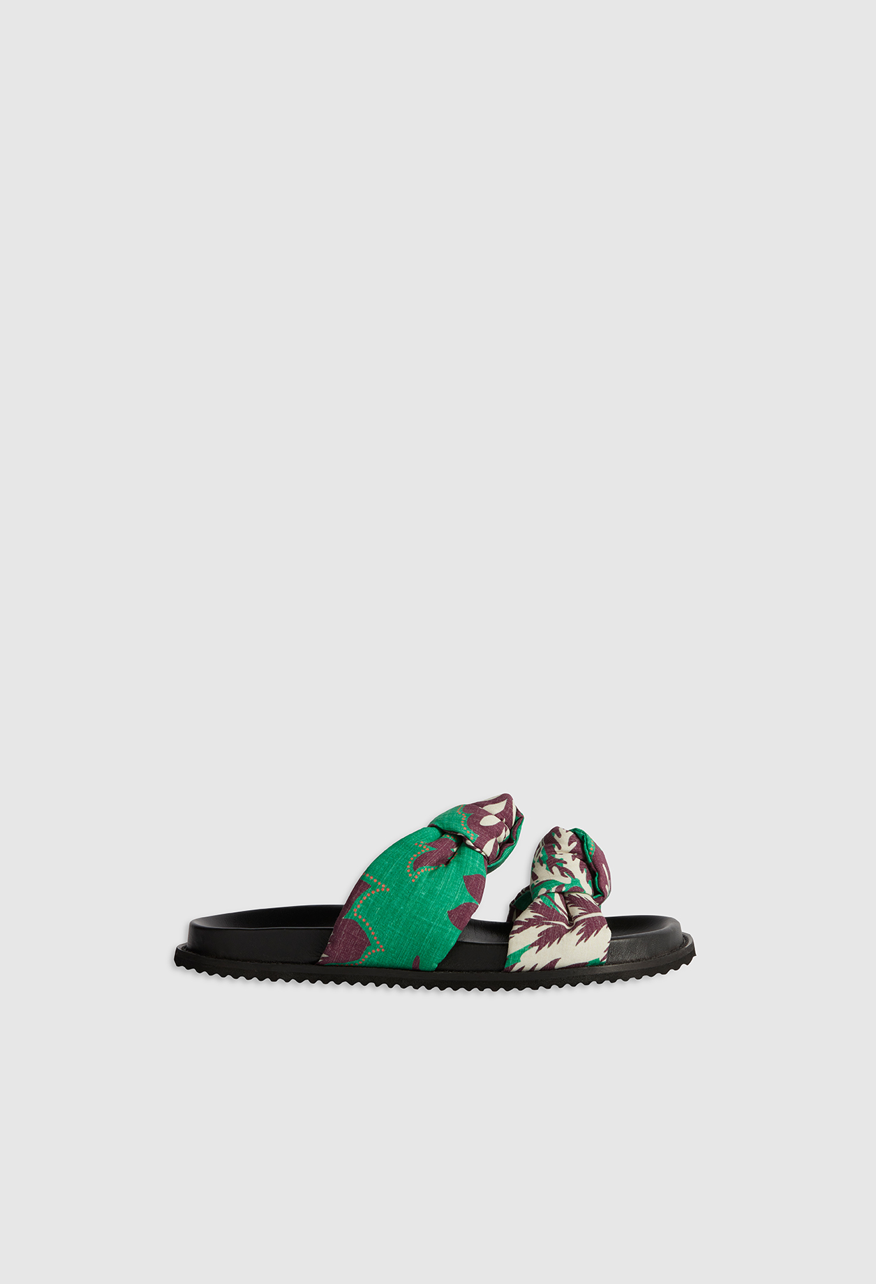 Mules foulard