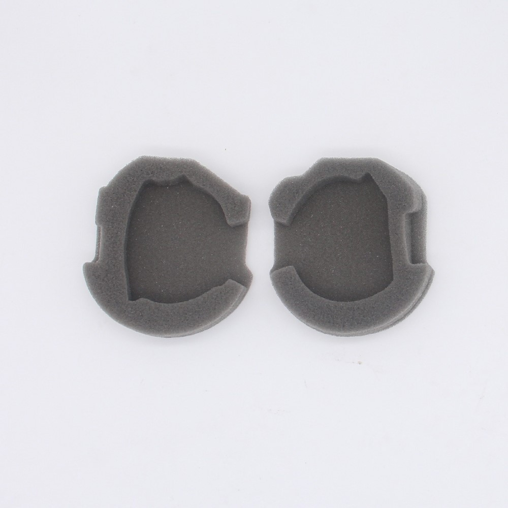(2er Set) Sony WH-1000XM5 Kopfhörer Ersatz Ohr Polster Kissen (Stoff) - Schwarz