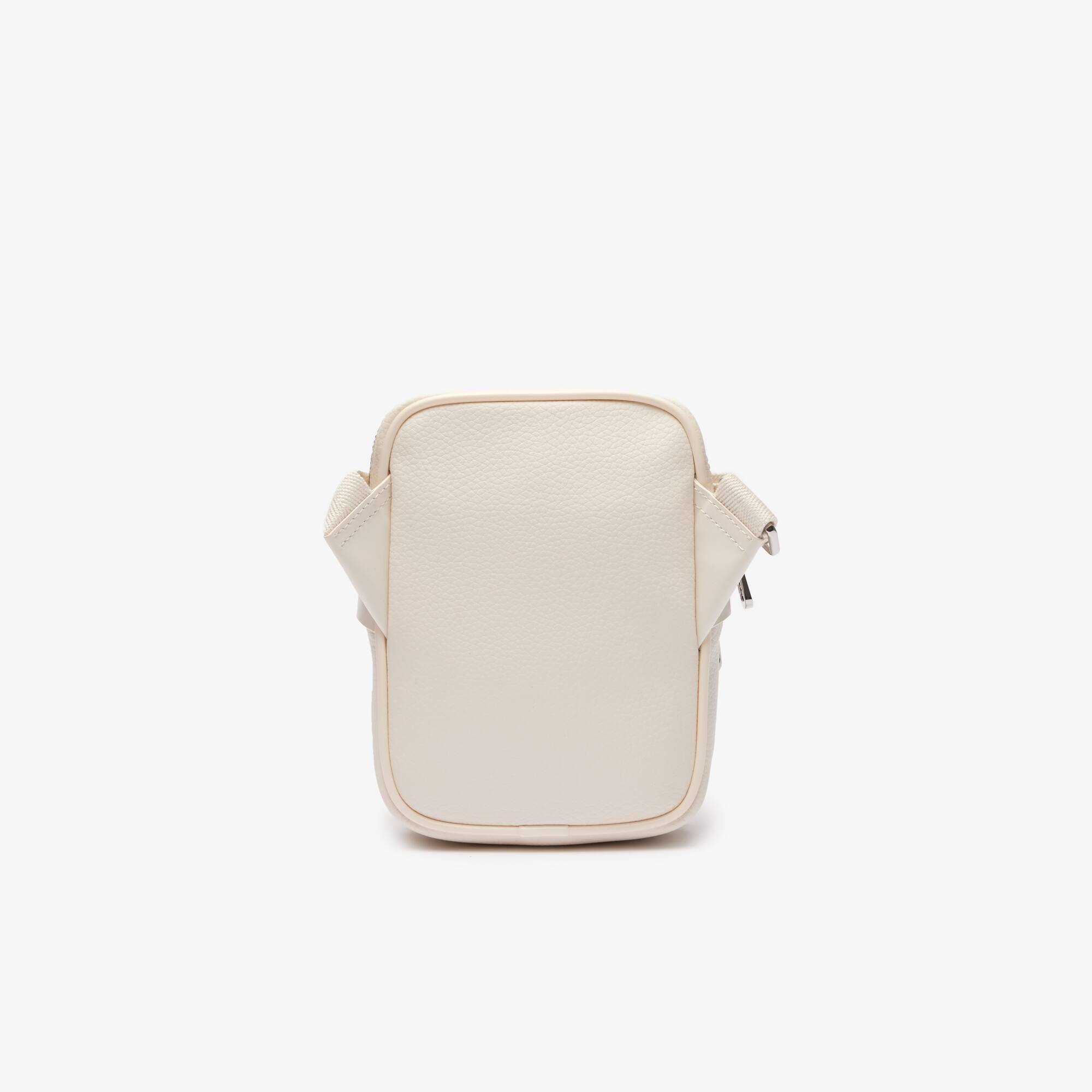 Petite sacoche Angy en cuir grainé Sacoches & Pochettes - Blanc - Lacoste - Homme
