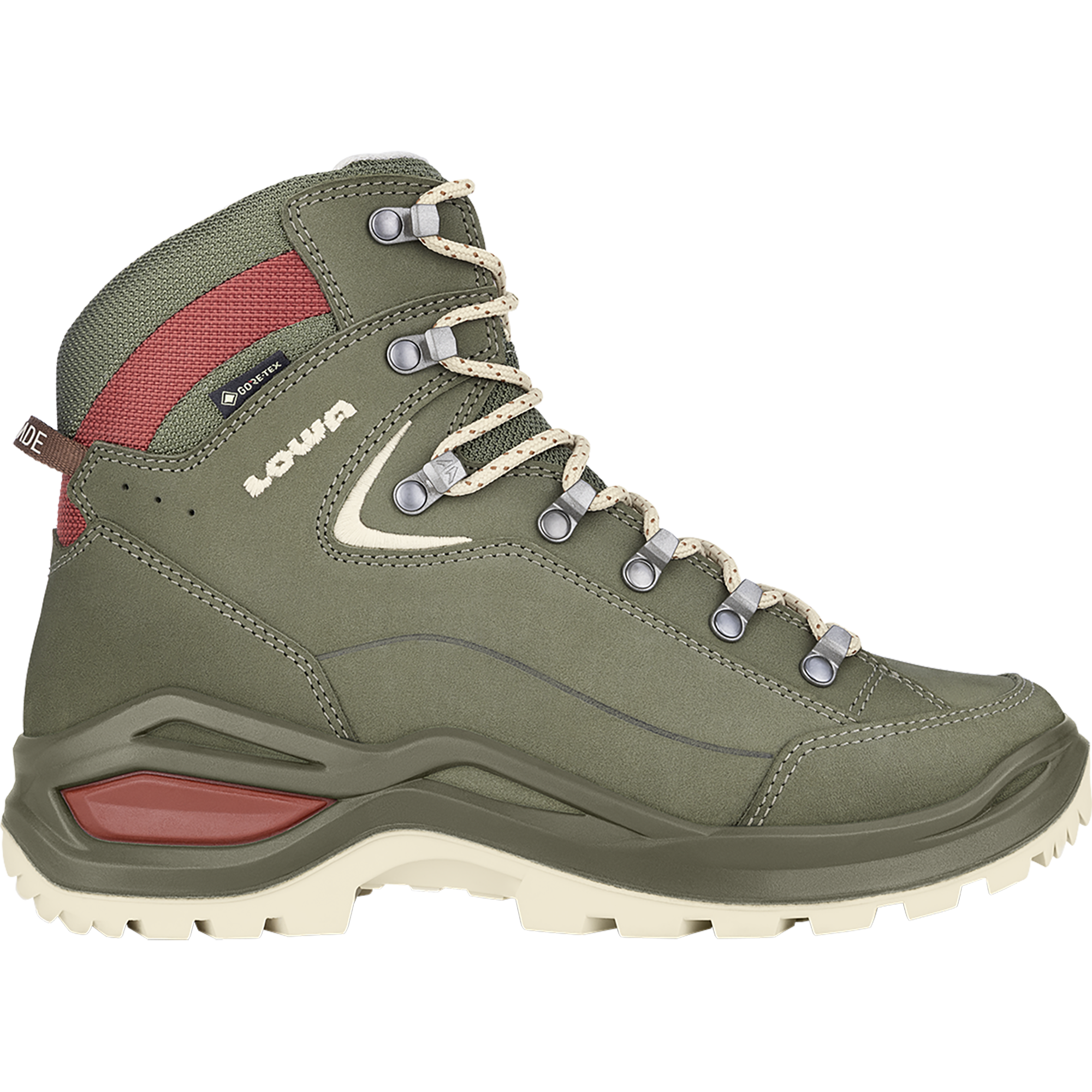 LOWA Renegade EVO GORE-TEX® MID Wanderschuhe Damen graugrün
