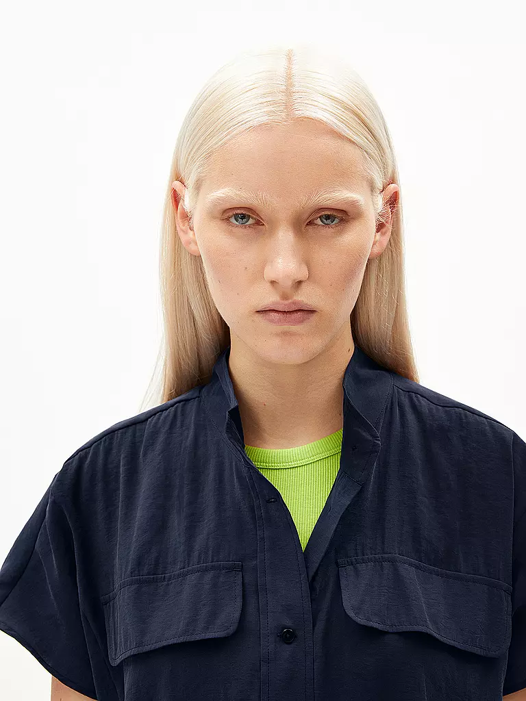ARMEDANGELS Bluse BAHAAREH dunkelblau