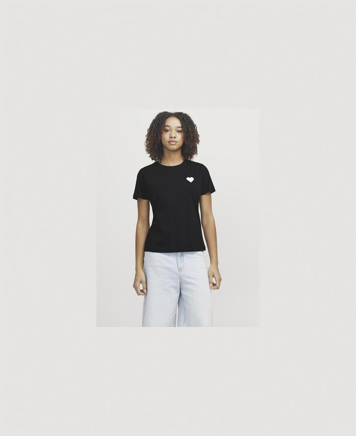 JJXX JXCARLY REG FIT SS TEE JRS Black/heart