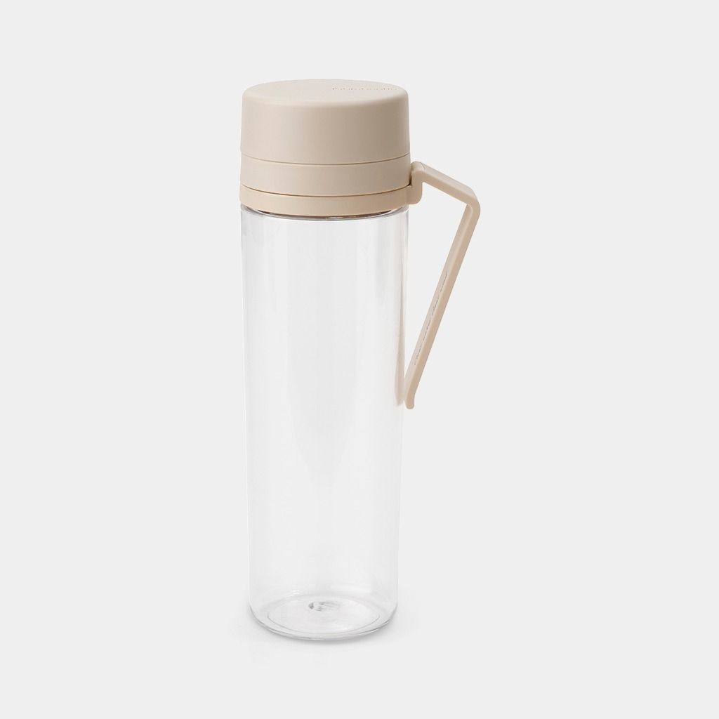 Make & Take Waterfles met zeef 0,5 liter - Soft Beige