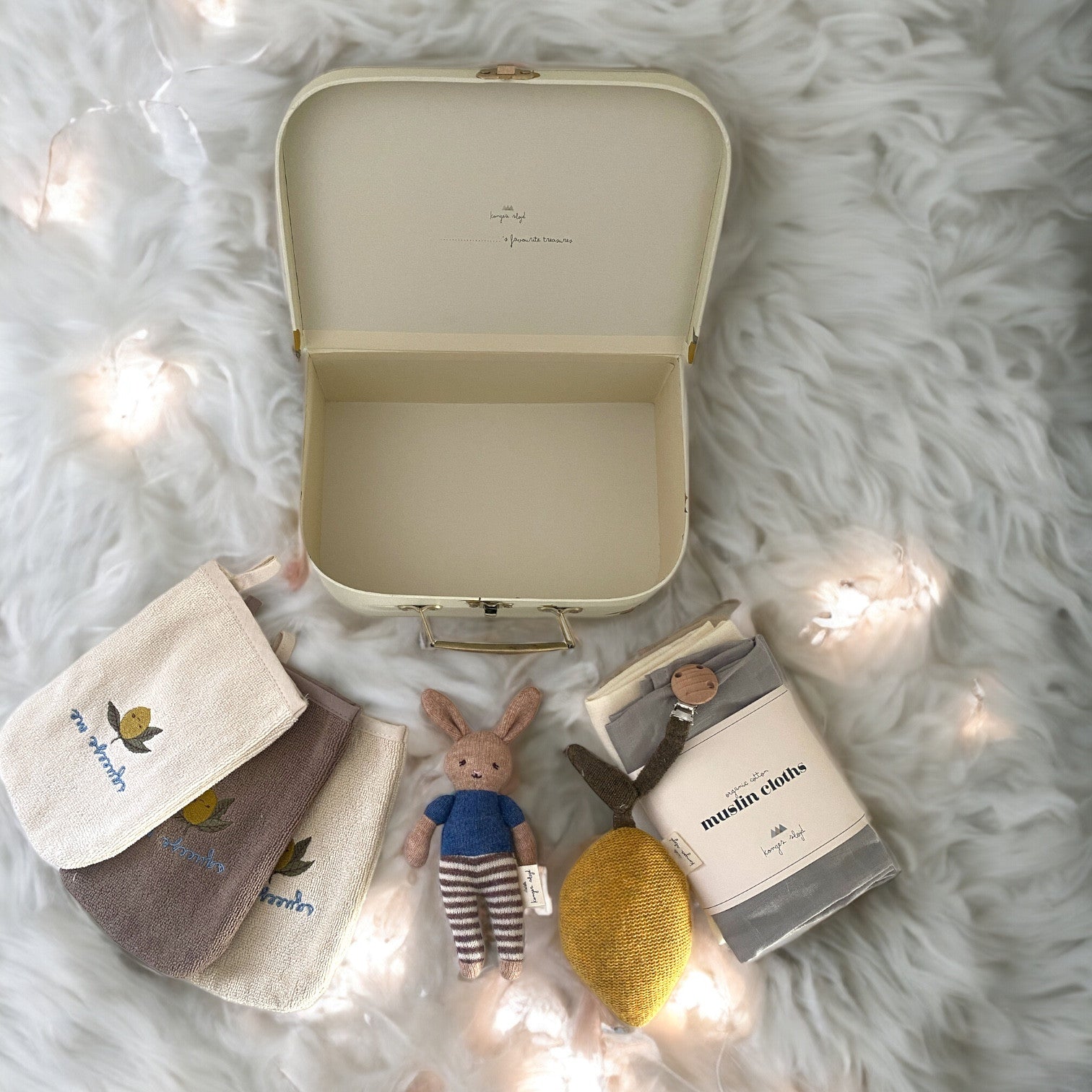 Geburtsgeschenk Koffer Lemon Love