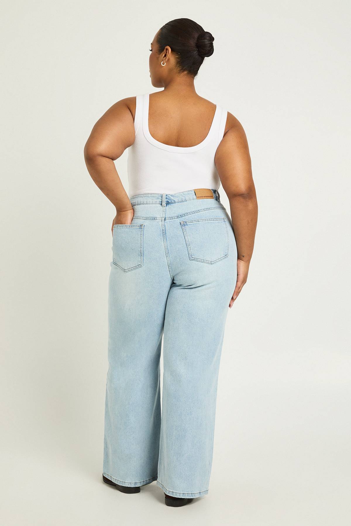boohoo Jean Droit Taille Haute The Plus