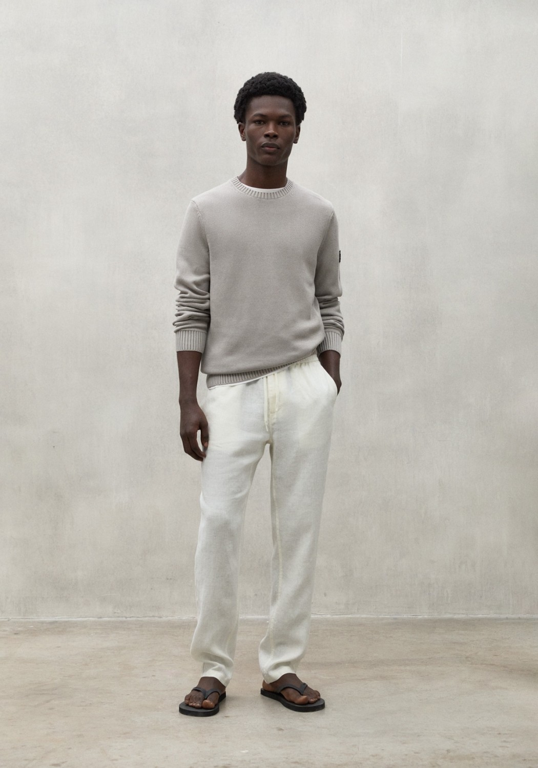 Ecoalf Leinenhose Ethic Linen Pants Off White