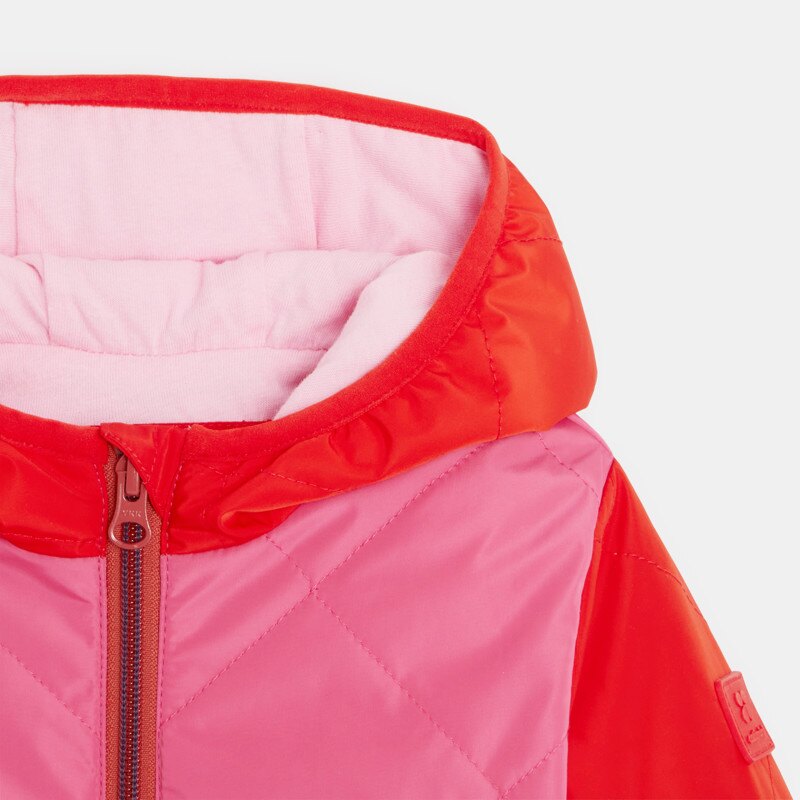 Blouson bébé fille rose et rouge bébé fille Catimini Rose